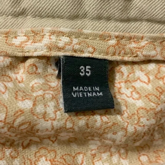 BONOBOS‎ Men's Stretch Washed Cotton Flat Front Chino 9-Inch Shorts Size 35 - Picture 8 of 13